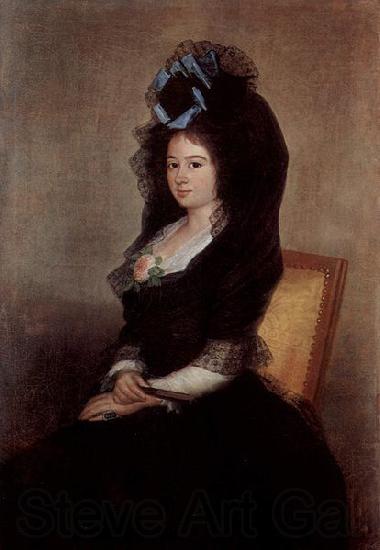 Francisco de Goya Portrat der Narcisa Baranana de Goicoechea Spain oil painting art